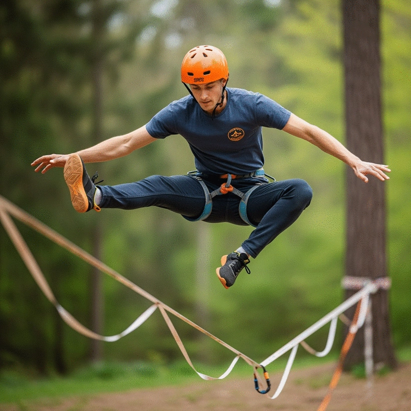 Slackline Tricks and Progressions: How to Advance from Basic Walks to Dynamic Moves